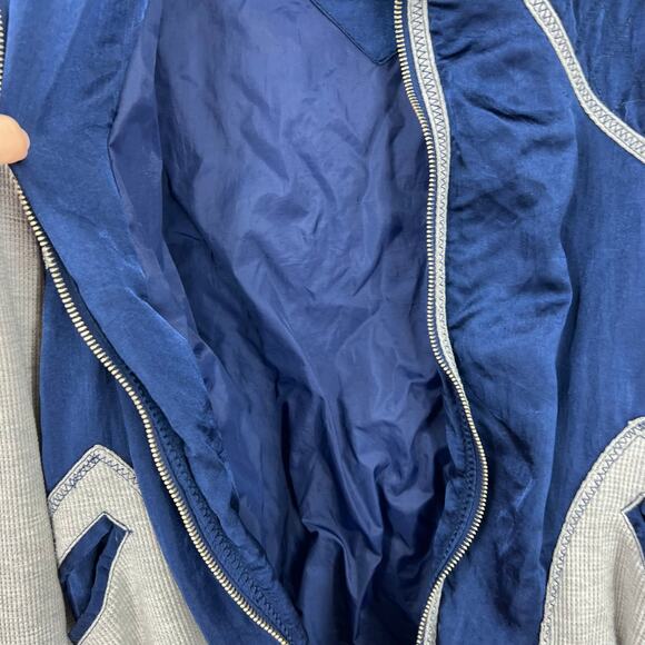 Vintage Otello Pelle Retro Wind Jacket Full Zippered Lined Pockets Women Small - Picture 6 of 9